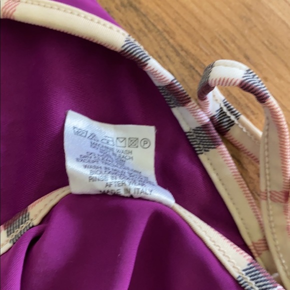 Burberry Y2K Purple Burberry Swim Bikini Swimsuit, Medium - Picture 7 of 12